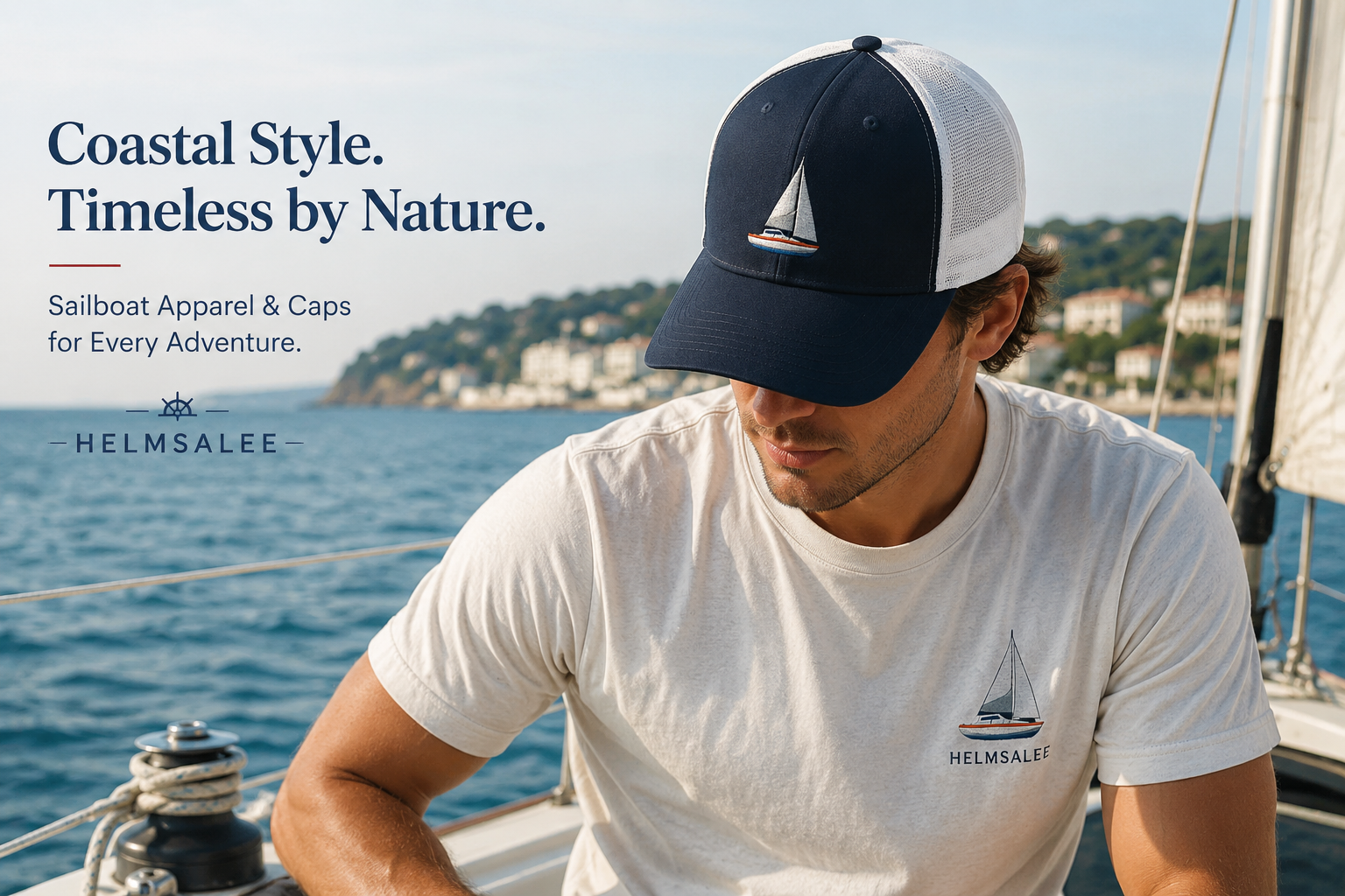 Sailboat T Shirt That Brings Coastal Vibes to Your Everyday Style | Helmsalee