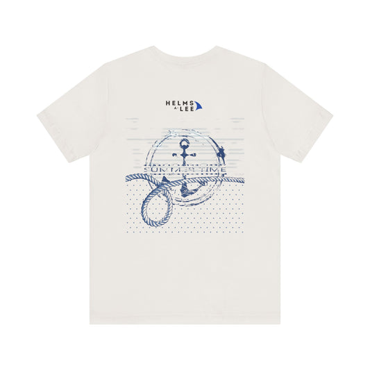 anchor and rope abstract tshirt